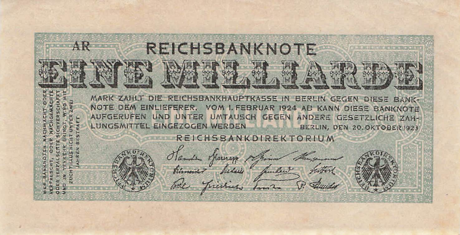 Ro.119 1 Milliarde Mark 1923